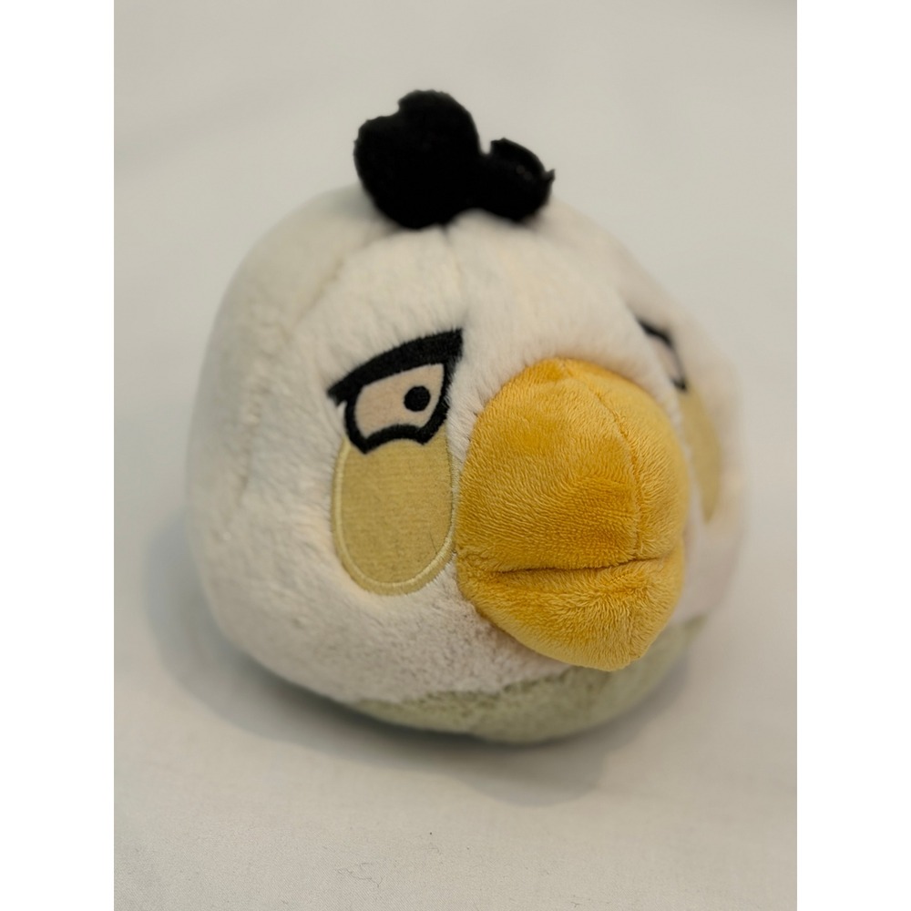 Angry Birds White Bird Matilda 5 Inch Plush 2010 Commonwealth Toy Rovio